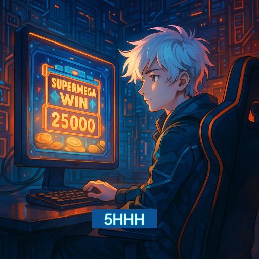 Imagem promocional do app oficial 5HHH destacando a conveniência de jogar cassino online pelo celular ou navegador