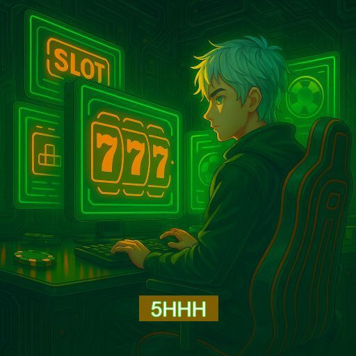 Imagem promocional do app oficial 5HHH destacando a conveniência de jogar cassino online pelo celular ou navegador
